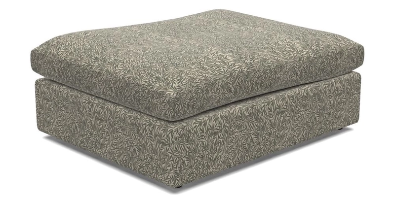 Big Softie Footstool in Two Tone Plain Biscuit