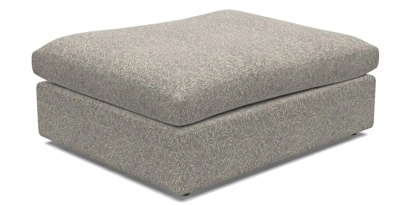 Big Softie Footstool in Two Tone Plain Biscuit