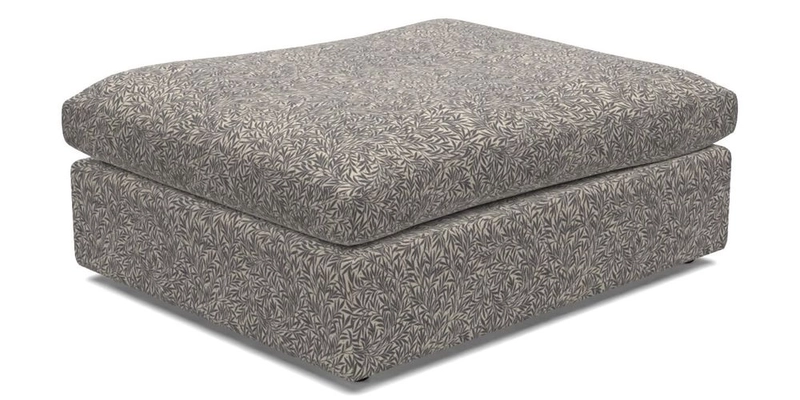 Big Softie Footstool in Two Tone Plain Biscuit