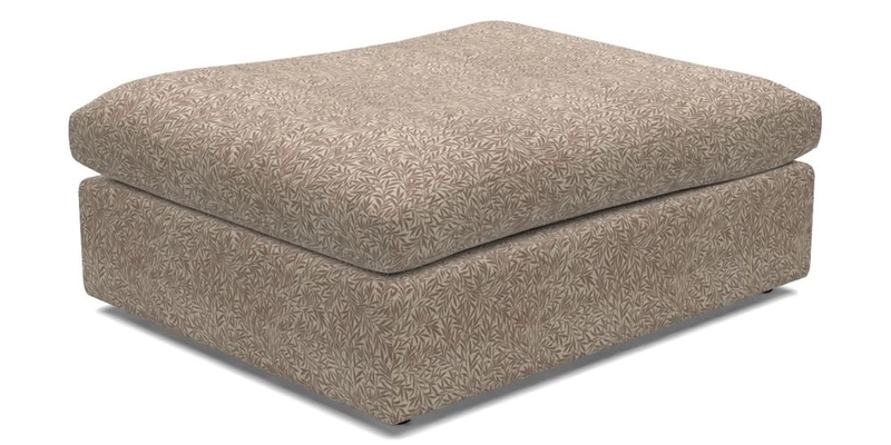Big Softie Footstool in Two Tone Plain Biscuit