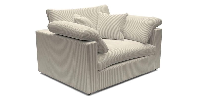 Big Softie Straight Arm Snuggler in Two Tone Plain Biscuit