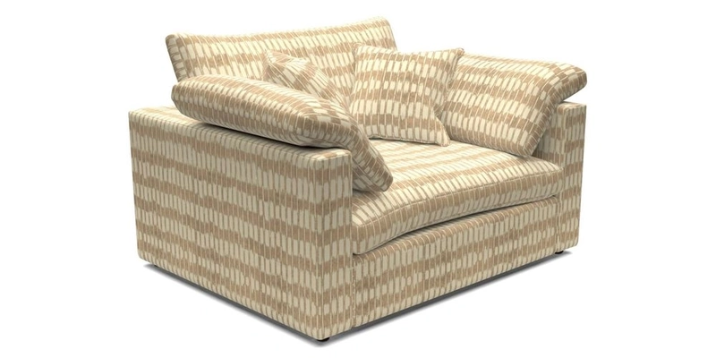 Big Softie Straight Arm Snuggler in Two Tone Plain Biscuit