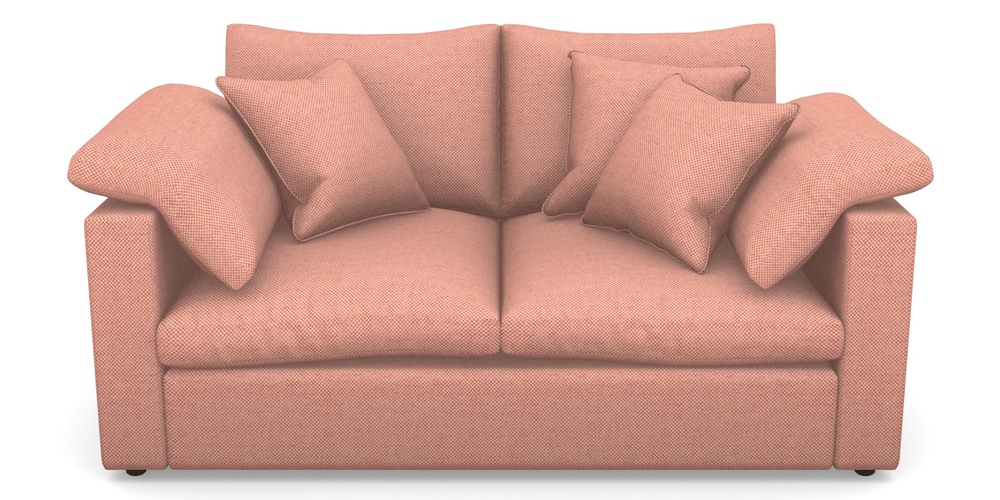 Product photograph of Big Softie Straight Arm 2 Seater Straight Arm Sofa In Basket Weave - Peony from Sofas and Stuff Limited