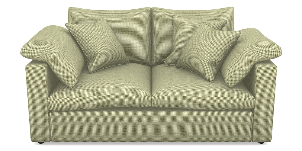 Product photograph of Big Softie Straight Arm 2 Seater Straight Arm Sofa In Basket Weave - Sage from Sofas and Stuff Limited