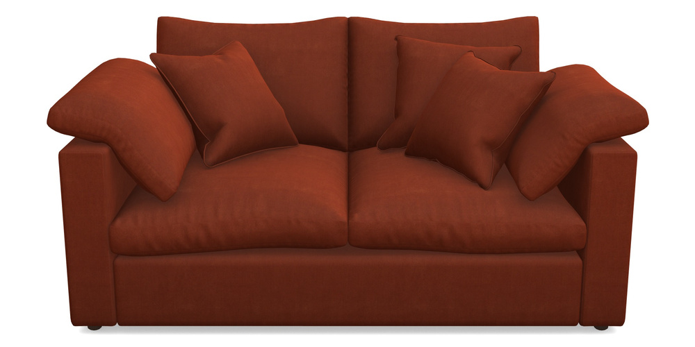 Product photograph of Big Softie Straight Arm 2 Seater Straight Arm Sofa In Clever Tough And Eco Velvet - Tawny from Sofas and Stuff Limited