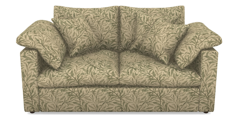 Product photograph of Big Softie Straight Arm 2 Seater Straight Arm Sofa In V A Drawn From Nature - Willow Bough Large - Light Green from Sofas and Stuff Limited