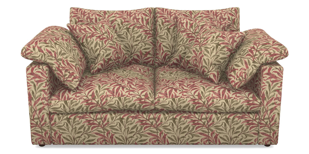 Product photograph of Big Softie Straight Arm 2 Seater Straight Arm Sofa In V A Drawn From Nature - Willow Bough Large - Red from Sofas and Stuff Limited