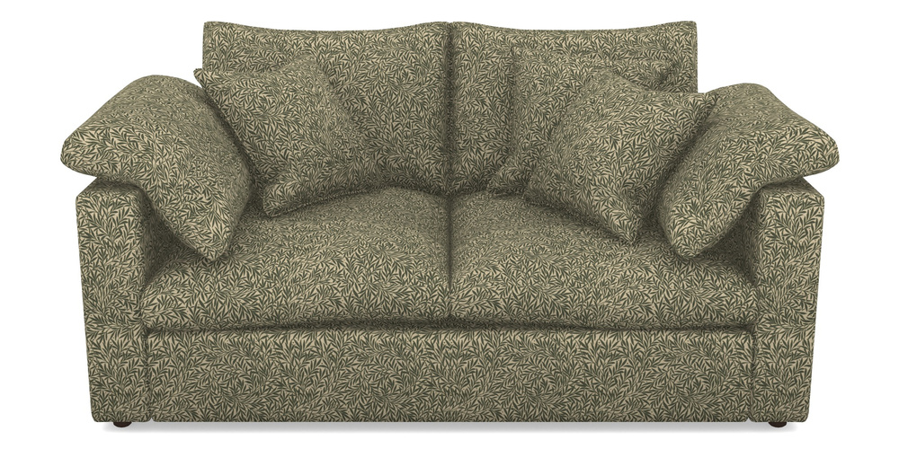 Product photograph of Big Softie Straight Arm 2 Seater Straight Arm Sofa In V A Drawn From Nature Collection - Willow - Dark Green from Sofas and Stuff Limited