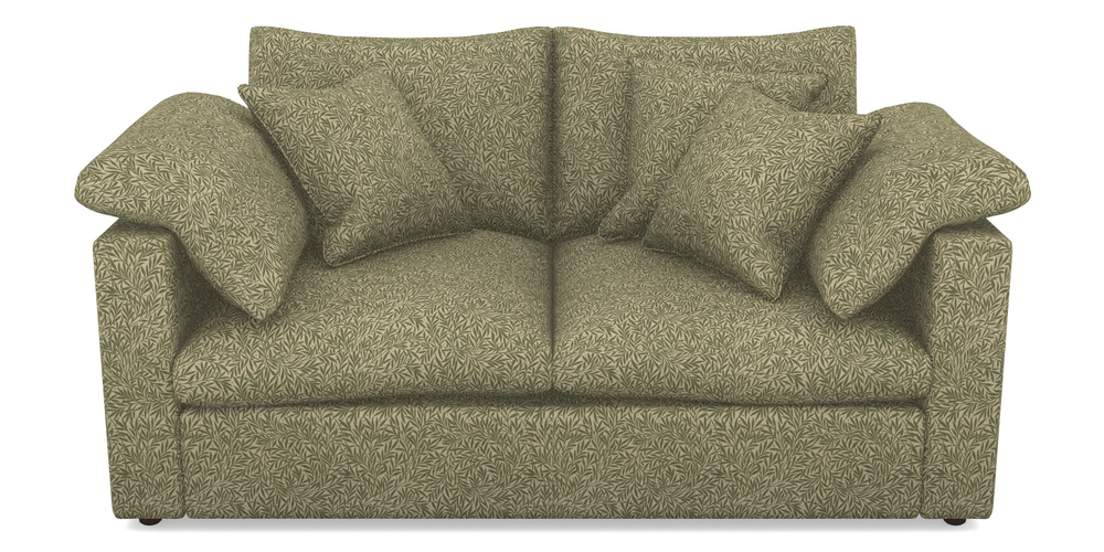 Product photograph of Big Softie Straight Arm 2 Seater Straight Arm Sofa In V A Drawn From Nature Collection - Willow - Light Green from Sofas and Stuff Limited