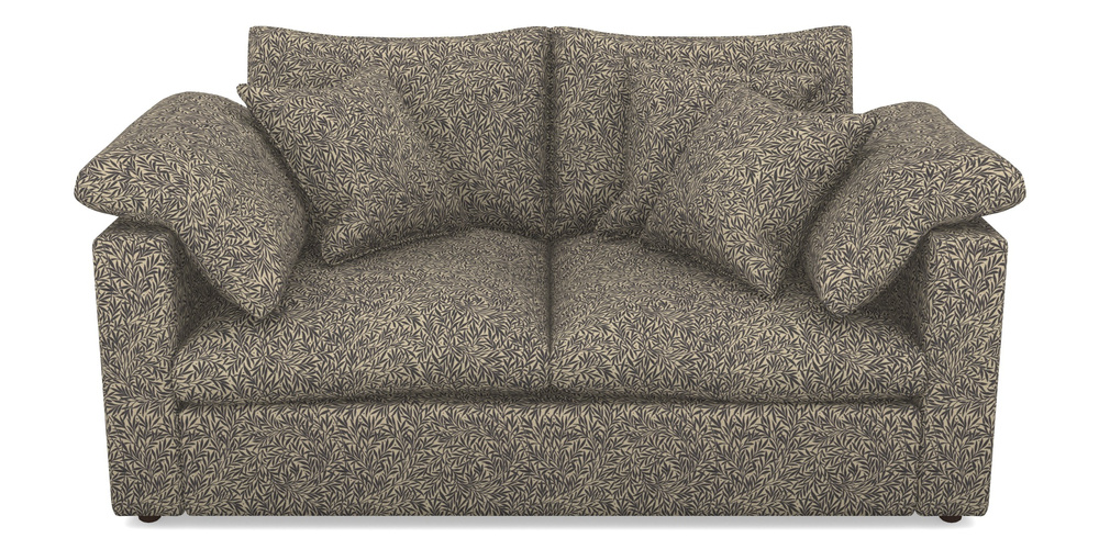 Product photograph of Big Softie Straight Arm 2 Seater Straight Arm Sofa In V A Drawn From Nature Collection - Willow - Navy from Sofas and Stuff Limited