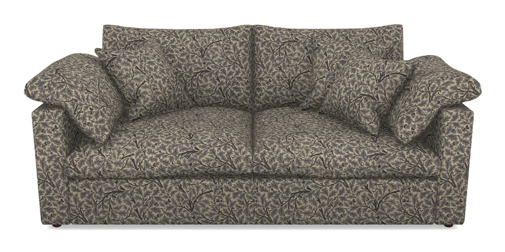 Product photograph of Big Softie Straight Arm 3 Seater Straight Arm Sofa In V A Drawn From Nature Collection - Oak Tree - Navy from Sofas and Stuff Limited