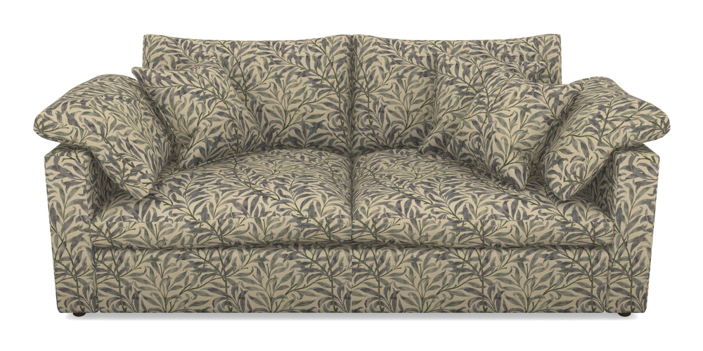 Product photograph of Big Softie Straight Arm 3 Seater Straight Arm Sofa In V A Drawn From Nature - Willow Bough Large - Duck Egg from Sofas and Stuff Limited