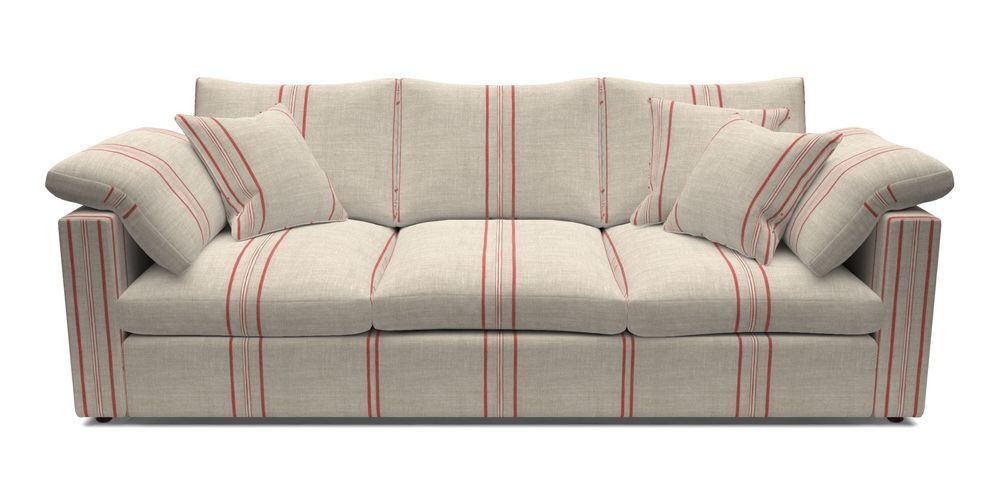 4 Seater Straight Arm Sofa