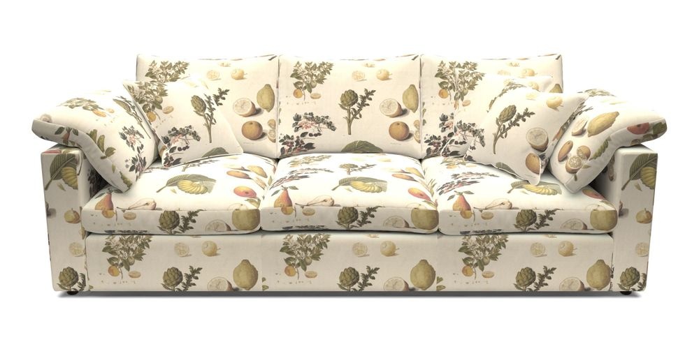 4 Seater Straight Arm Sofa