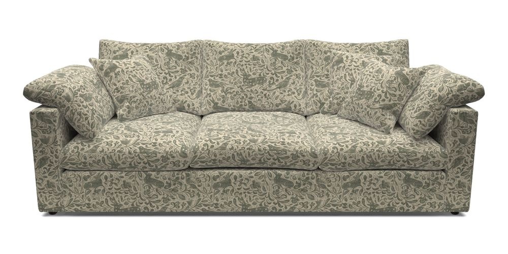 4 Seater Straight Arm Sofa