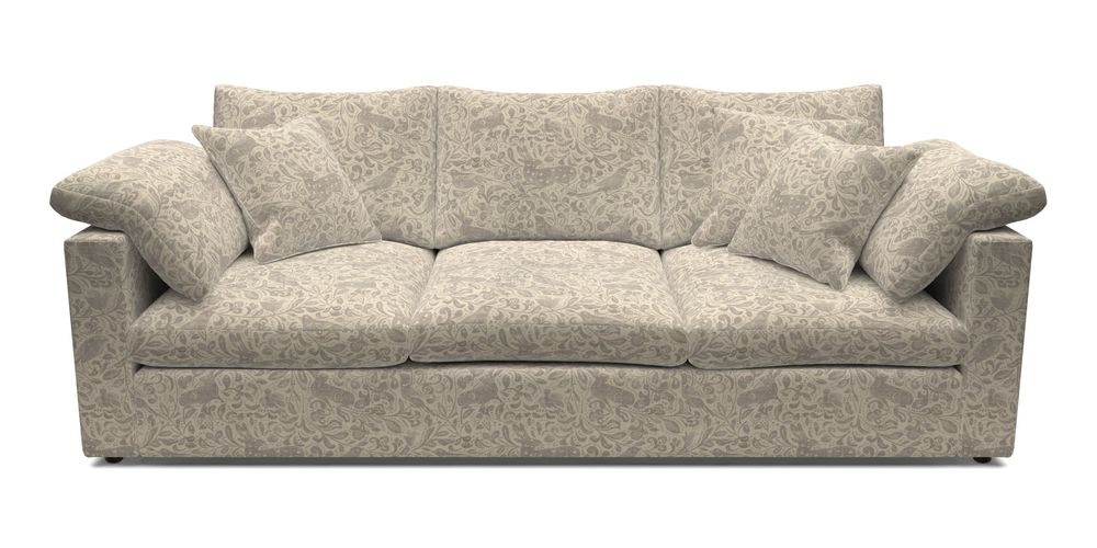 4 Seater Straight Arm Sofa