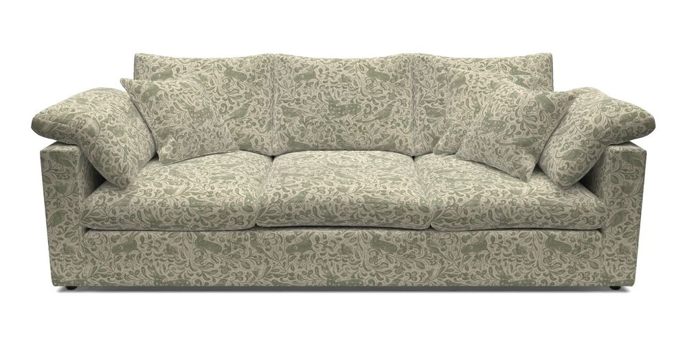 4 Seater Straight Arm Sofa