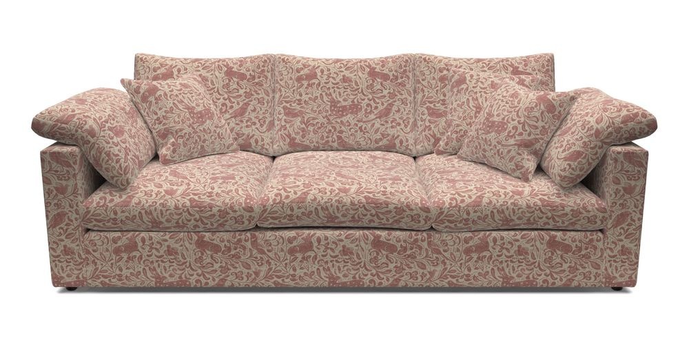 4 Seater Straight Arm Sofa