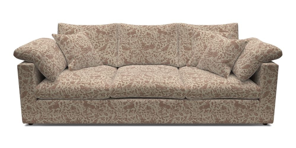 4 Seater Straight Arm Sofa
