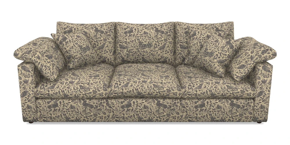 4 Seater Straight Arm Sofa