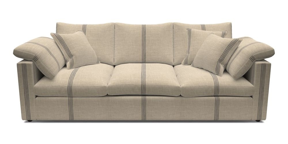 4 Seater Straight Arm Sofa