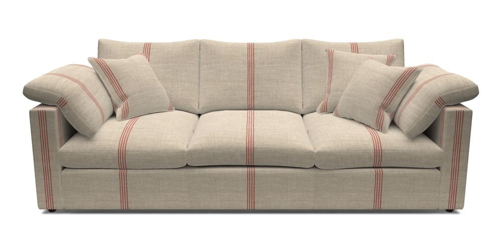 4 Seater Straight Arm Sofa
