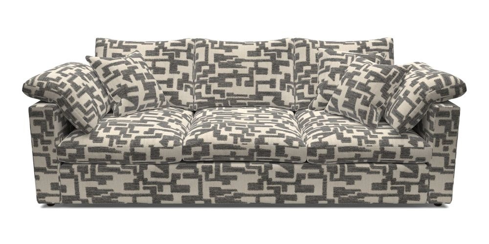 4 Seater Straight Arm Sofa