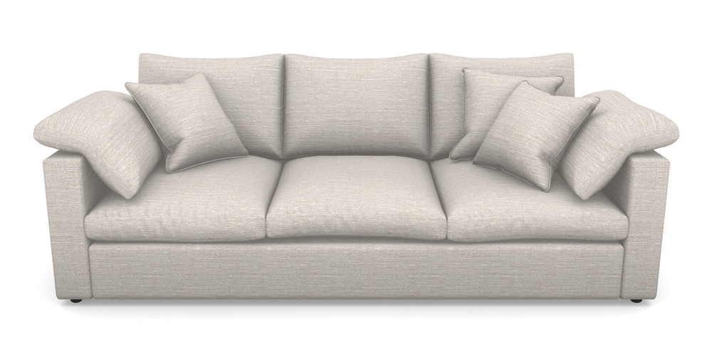 Product photograph of Big Softie Straight Arm 4 Seater Straight Arm Sofa In Brussels Linen - Linen from Sofas and Stuff Limited
