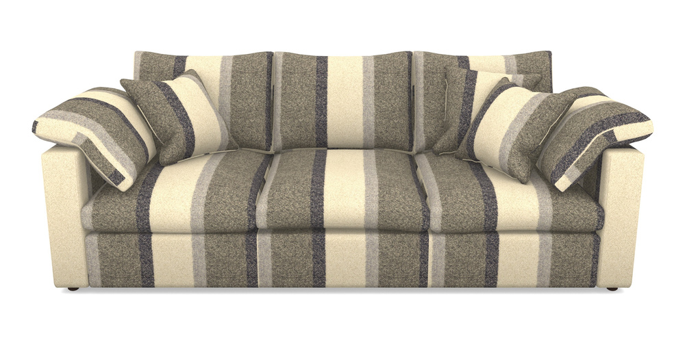Product photograph of Big Softie Straight Arm 4 Seater Straight Arm Sofa In Cloth 22 Weaves - Cedar Breaks - Chalk from Sofas and Stuff Limited