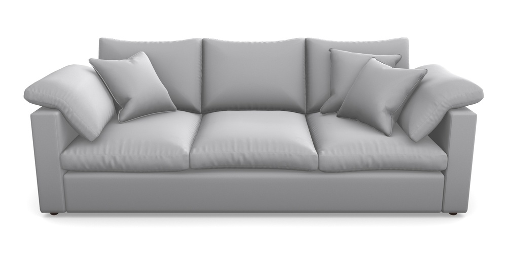 Product photograph of Big Softie Straight Arm 4 Seater Straight Arm Sofa In Clever Glossy Velvet - Fifty Shades from Sofas and Stuff Limited