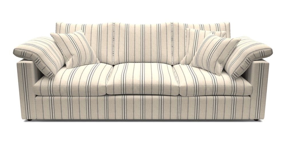 4 Seater Straight Arm Sofa