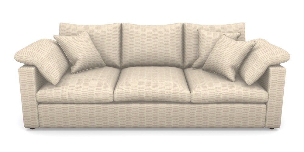 Product photograph of Big Softie Straight Arm 4 Seater Straight Arm Sofa In Cloth 18 - Daub - Rose from Sofas and Stuff Limited