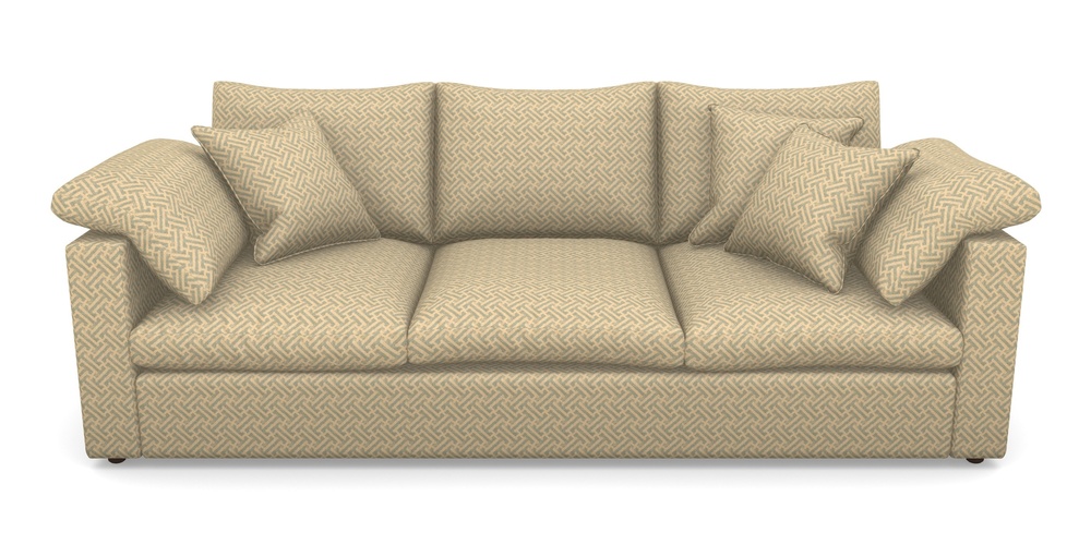Product photograph of Big Softie Straight Arm 4 Seater Straight Arm Sofa In Cloth 18 - Key - Monsoon from Sofas and Stuff Limited