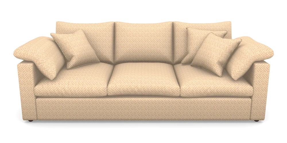 4 Seater Straight Arm Sofa