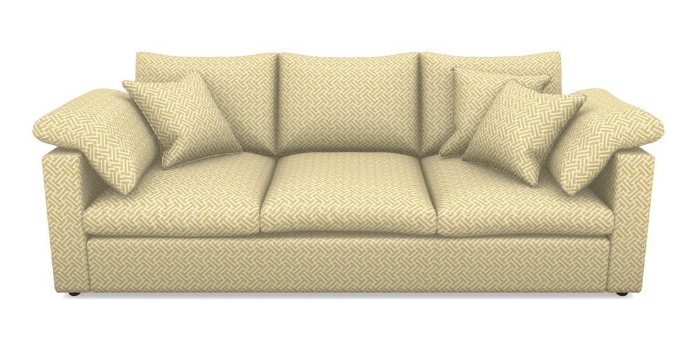 Product photograph of Big Softie Straight Arm 4 Seater Straight Arm Sofa In Cloth 18 - Key - Summer from Sofas and Stuff Limited