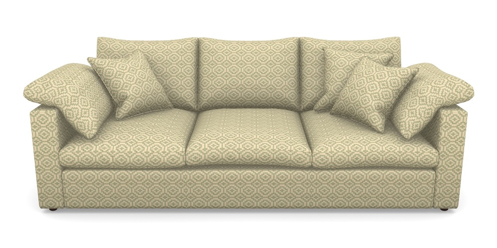 Product photograph of Big Softie Straight Arm 4 Seater Straight Arm Sofa In Cloth 18 - Tile - Fennel from Sofas and Stuff Limited