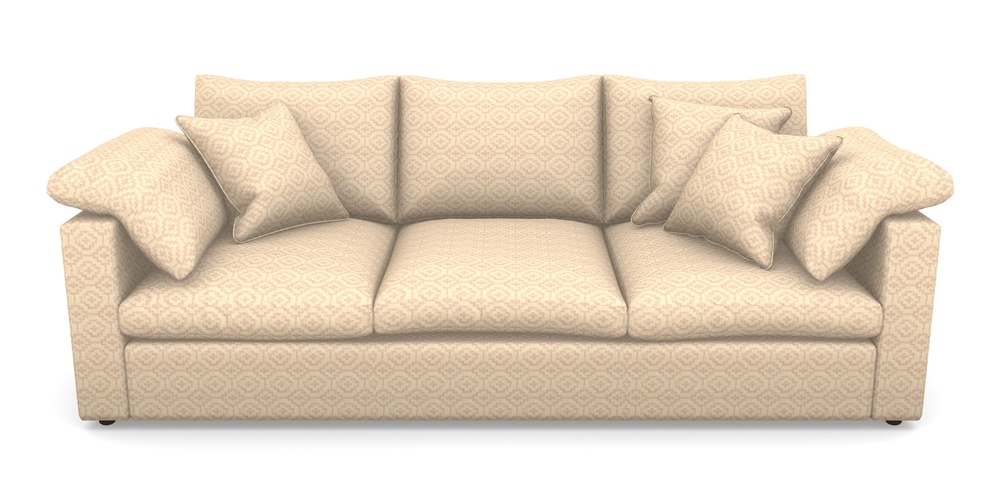 Product photograph of Big Softie Straight Arm 4 Seater Straight Arm Sofa In Cloth 18 - Tile - Rose from Sofas and Stuff Limited
