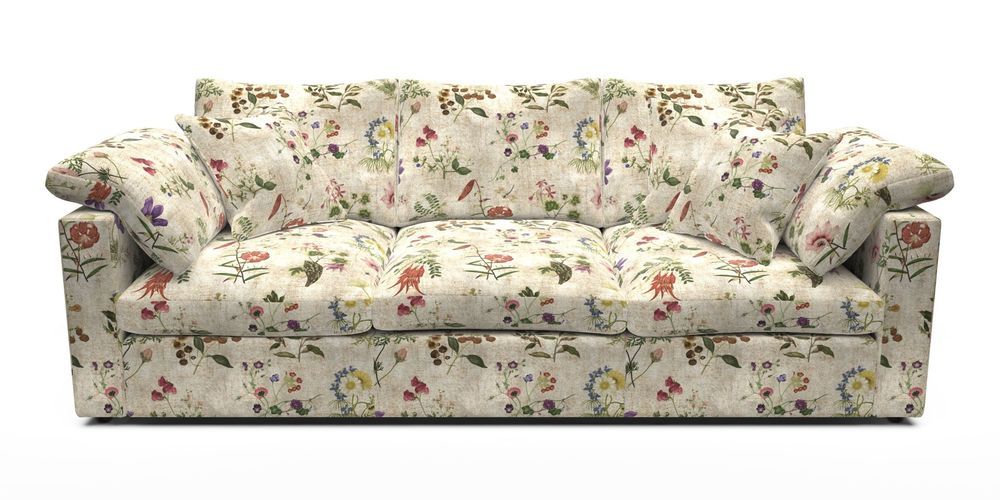 4 Seater Straight Arm Sofa