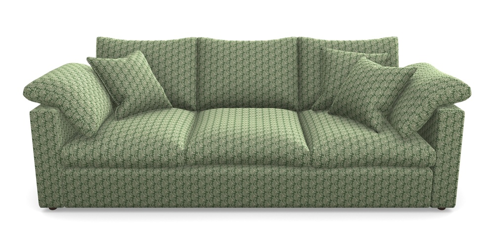 Product photograph of Big Softie Straight Arm 4 Seater Straight Arm Sofa In Cloth 21 - Spring Twig - Forest from Sofas and Stuff Limited