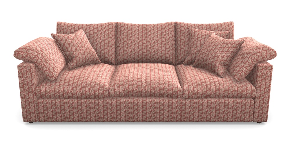 Product photograph of Big Softie Straight Arm 4 Seater Straight Arm Sofa In Cloth 21 - Spring Twig - Ginger Snap from Sofas and Stuff Limited