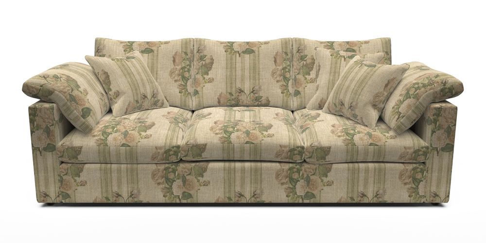 4 Seater Straight Arm Sofa