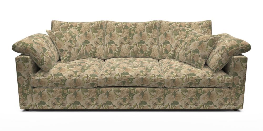 4 Seater Straight Arm Sofa