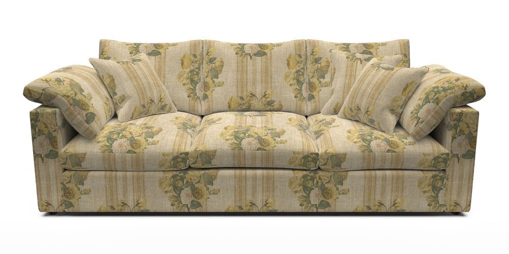 4 Seater Straight Arm Sofa