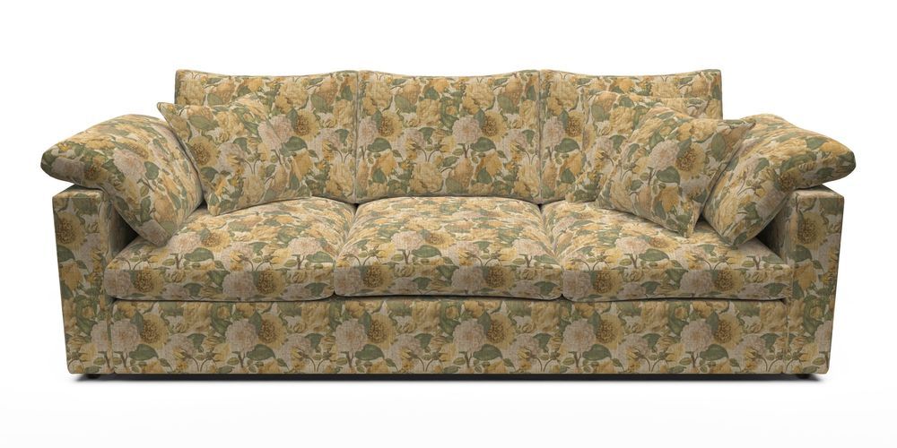 4 Seater Straight Arm Sofa