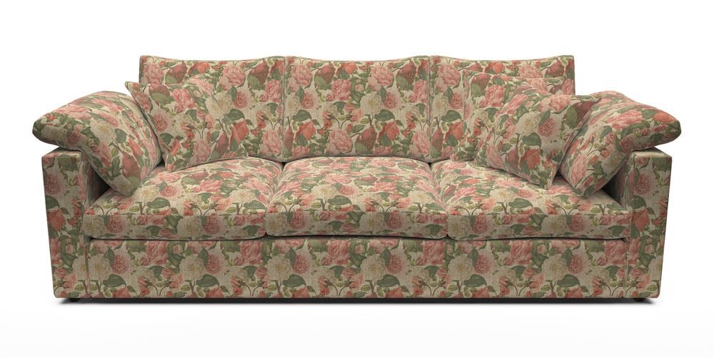 4 Seater Straight Arm Sofa