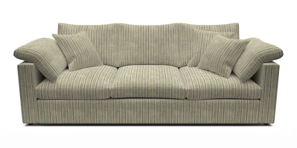 4 Seater Straight Arm Sofa