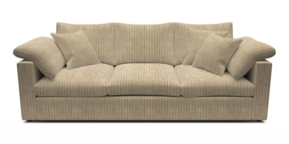 4 Seater Straight Arm Sofa