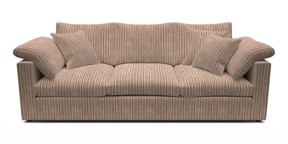 4 Seater Straight Arm Sofa