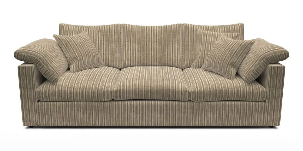 4 Seater Straight Arm Sofa