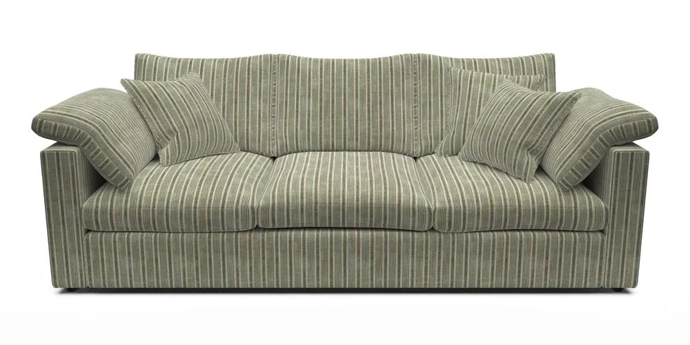 4 Seater Straight Arm Sofa